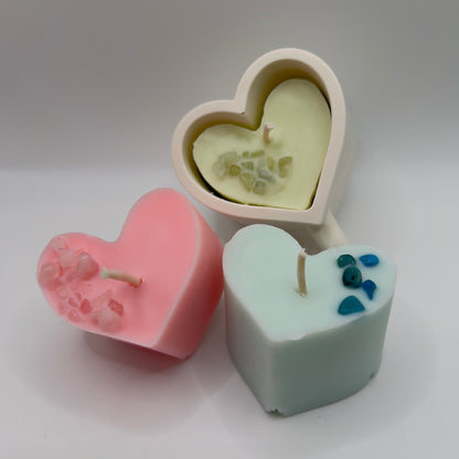 Recarga de vela de taza con forma de corazón~ 2.5oz