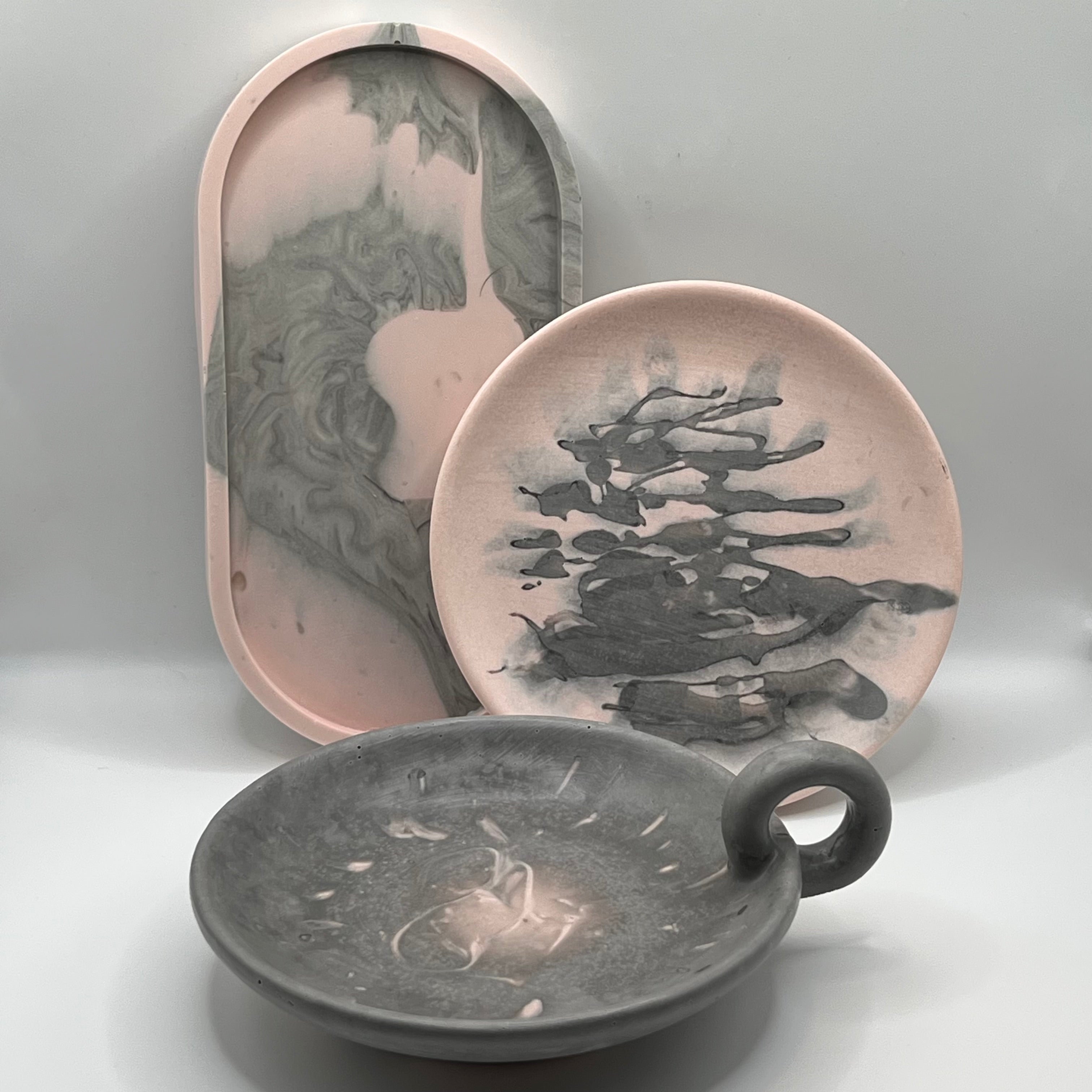 Jesmonite Small Candle Holder— Custom